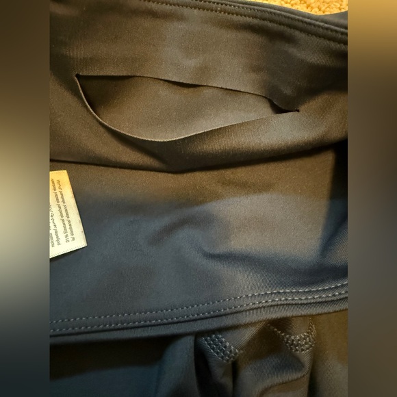 GIRLFRIEND COLLECTIVE Navy High Waist Yoga Flare Pants Sz S - Picture 3 of 8